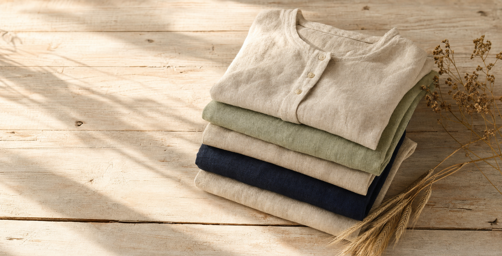 Threads natural linen apparel collection