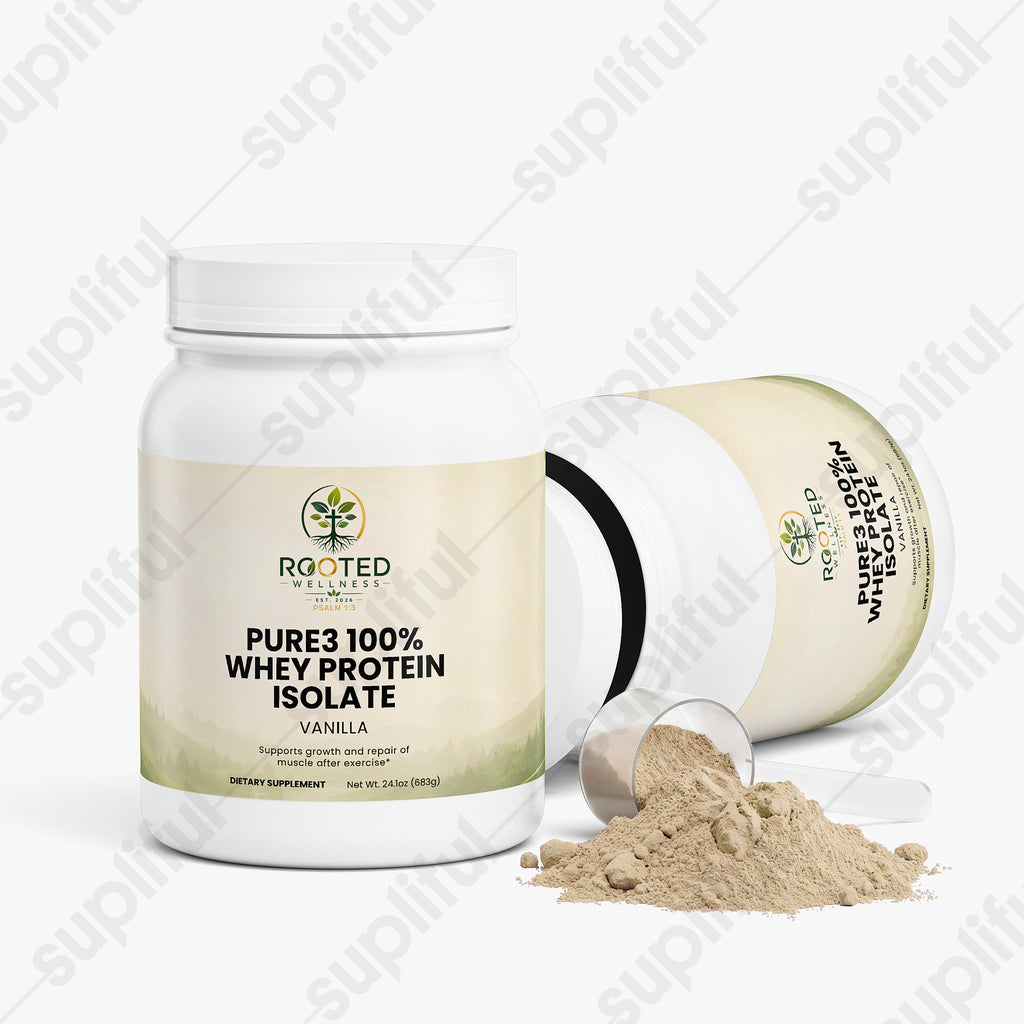 Pure3 100% Whey Protein Isolate (Vanilla)