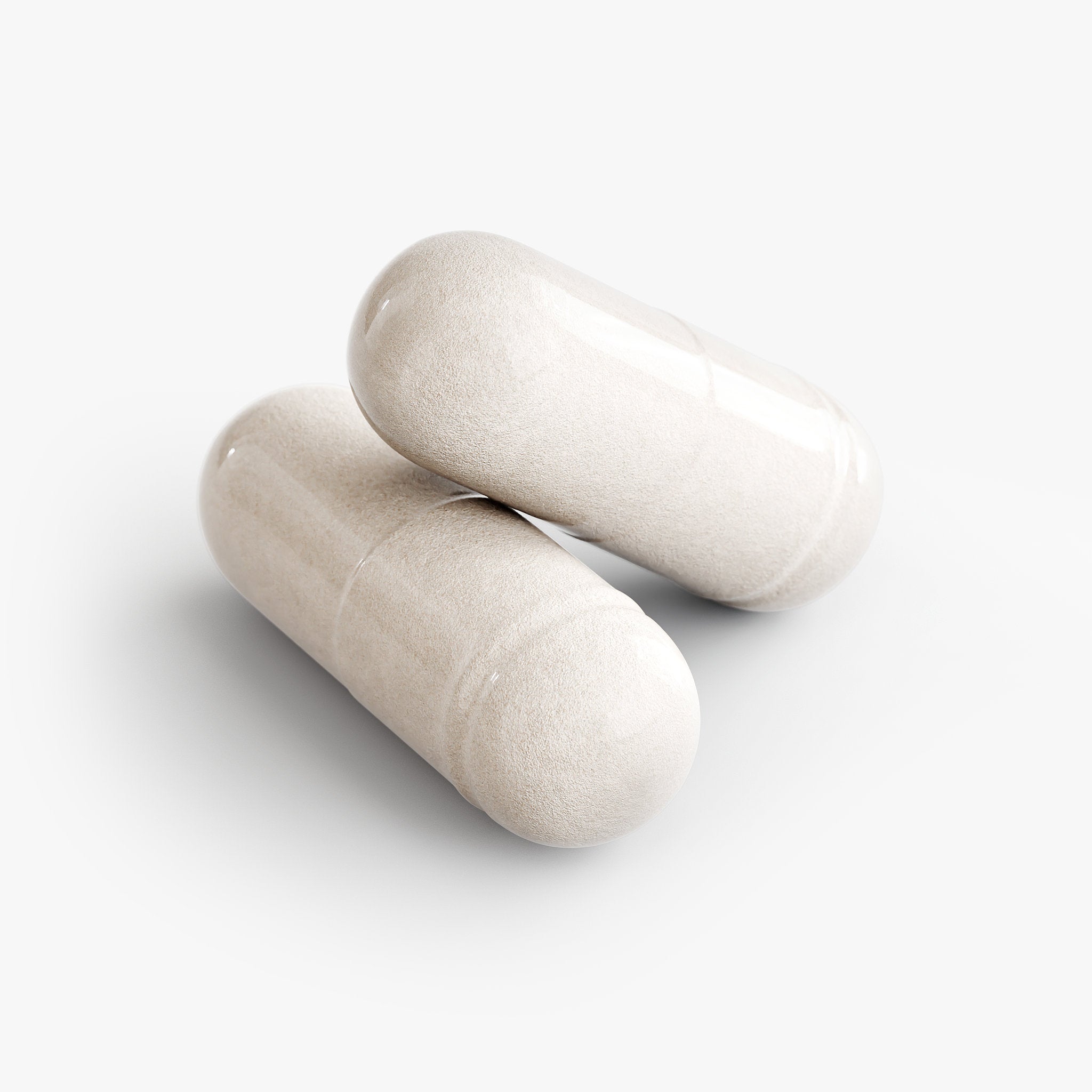 5-HTP capsules — 5-HTP supplement capsules for mood sleep and stress support, bottle angle view