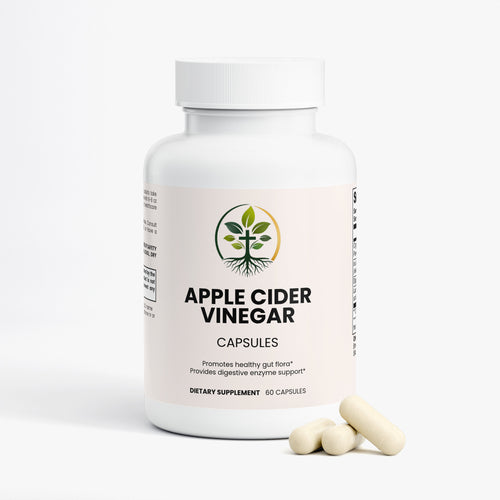 Apple Cider Vinegar Capsules capsules — apple cider vinegar capsules with mother for digestion and detox, back label with supplement facts and ingredients