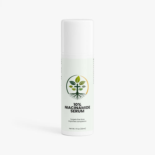 10% Niacinamide Serum face serum — 10 percent niacinamide serum for pores and skin texture natural skincare, front of packaging label