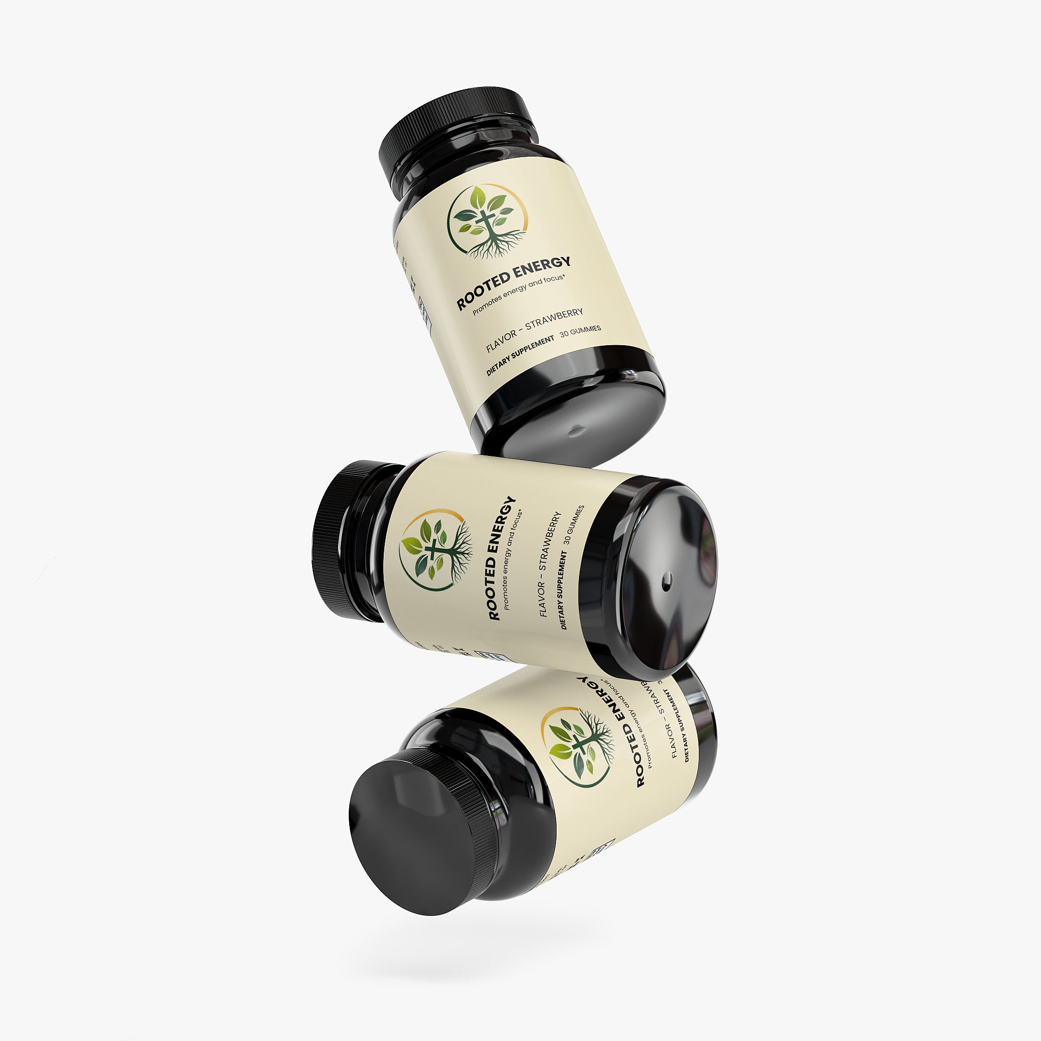 Cordyceps Energy Gummies gummies — cordyceps mushroom energy gummies for stamina and vitality adaptogen, packaging angle view