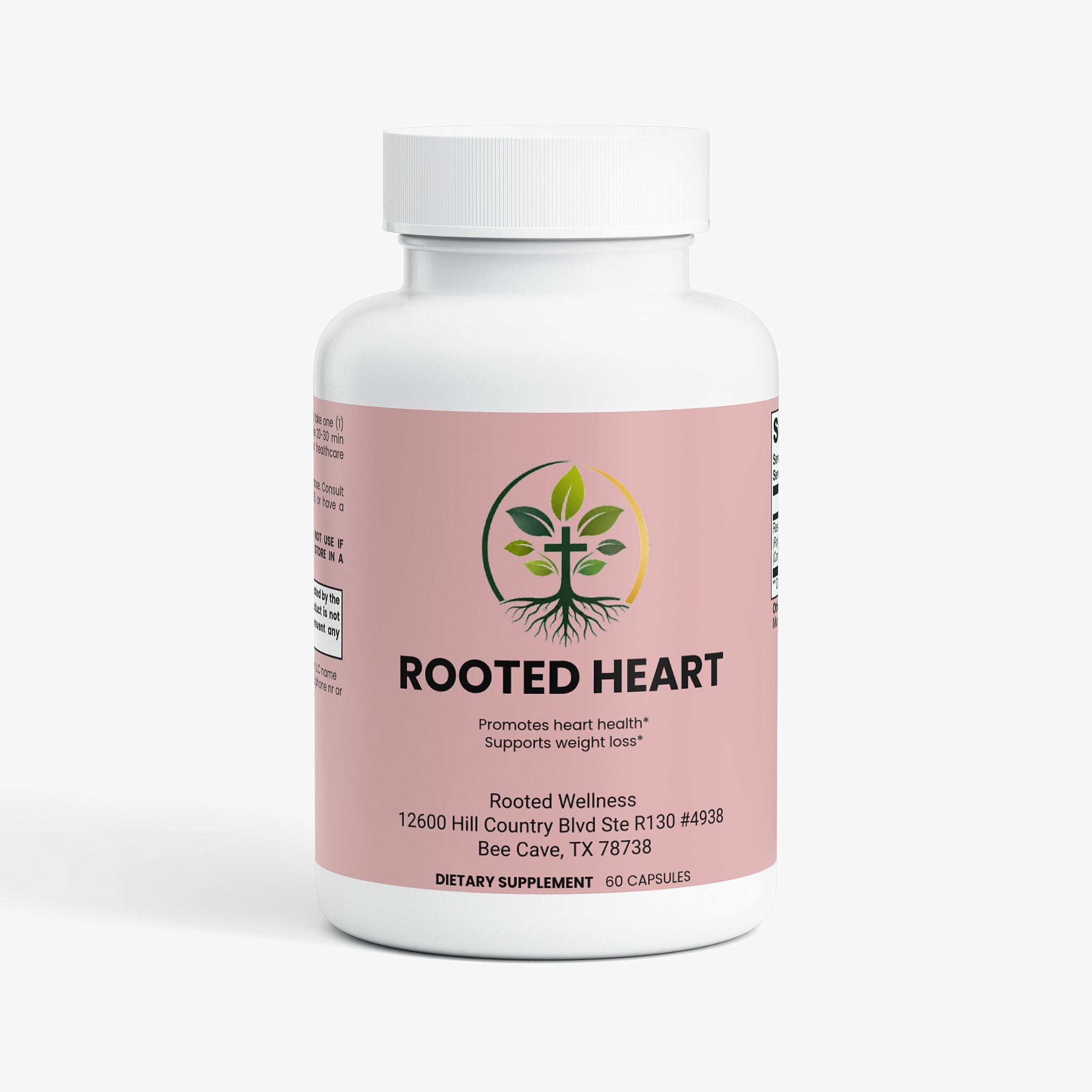 Resveratrol 600mg capsules — resveratrol supplement capsules antioxidant for heart and anti-aging, front of bottle label