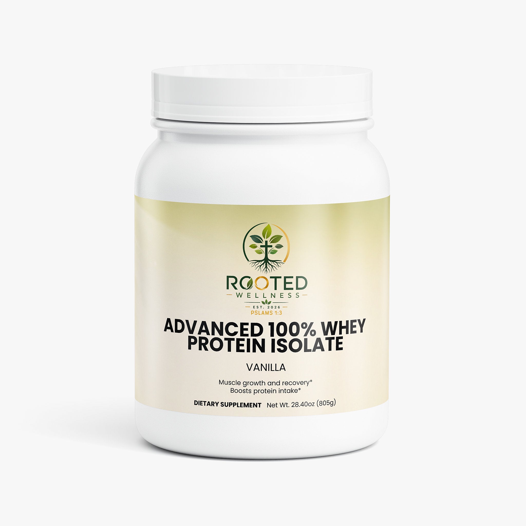Advanced Whey Protein Isolate – Vanilla | MCT Oil, 22g Protein Per Serving
