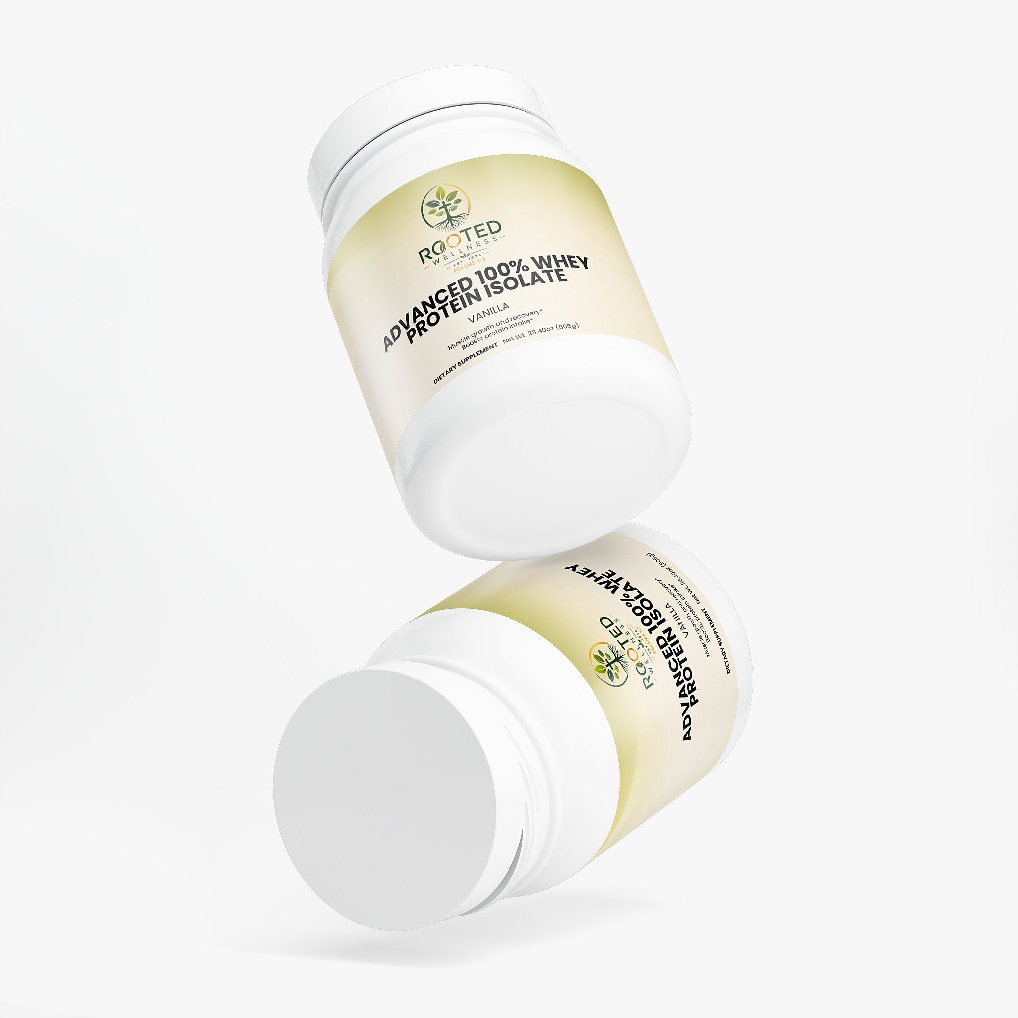 Advanced Whey Protein Isolate – Vanilla | MCT Oil, 22g Protein Per Serving