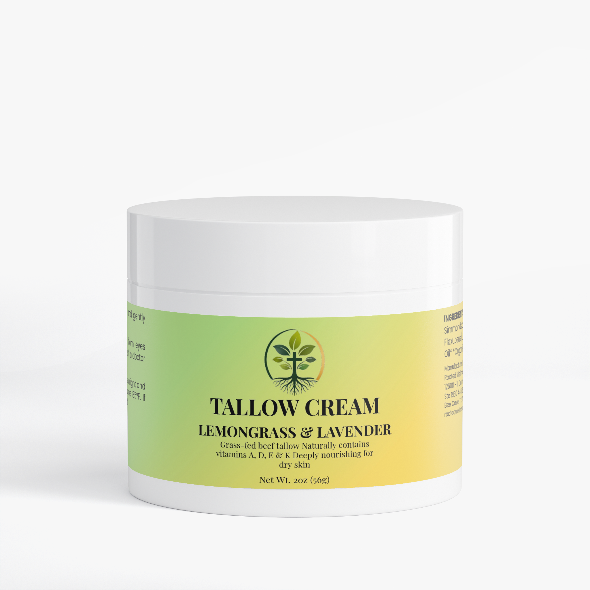 Tallow Cream Lemongrass & Lavender