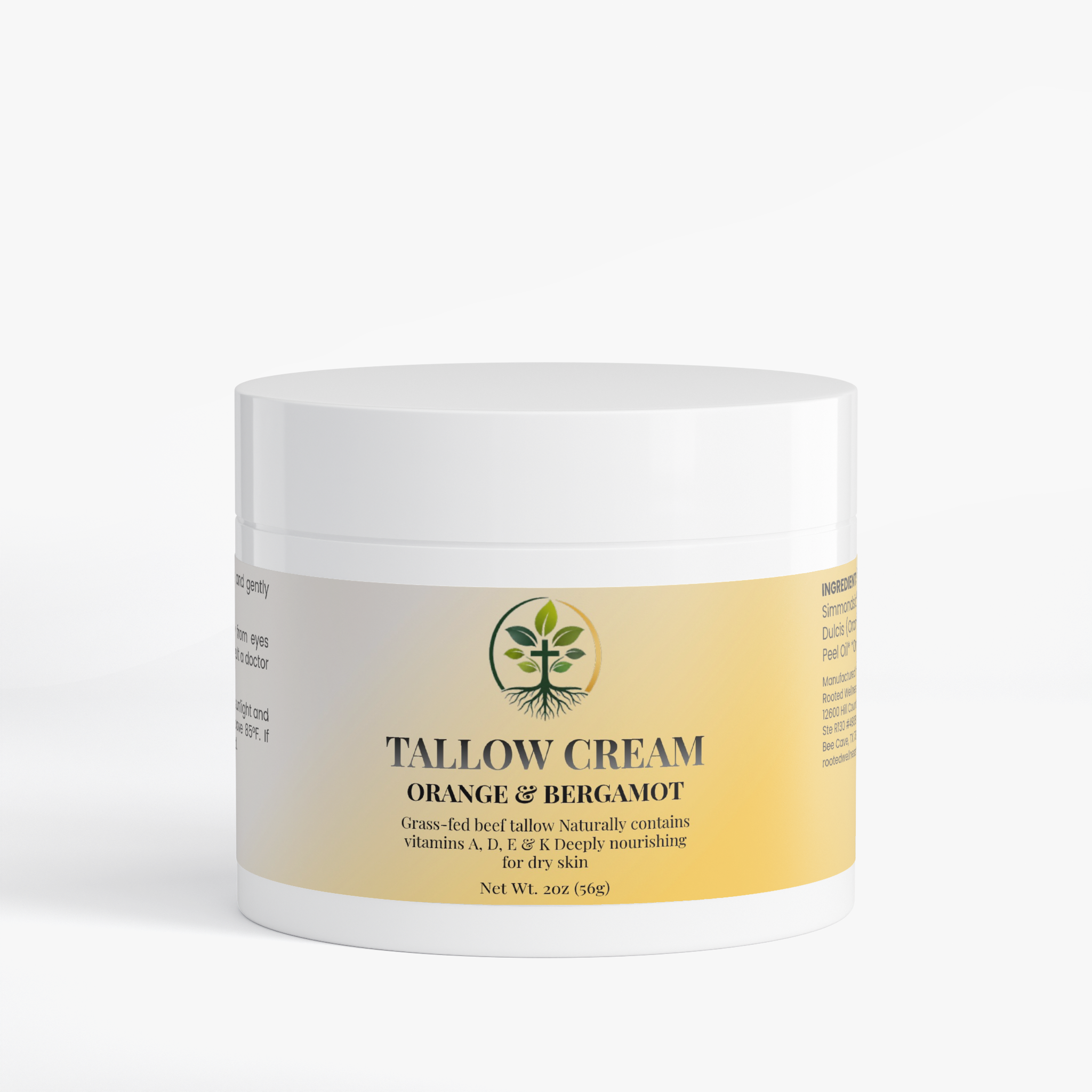 Tallow Cream Orange & Bergamot