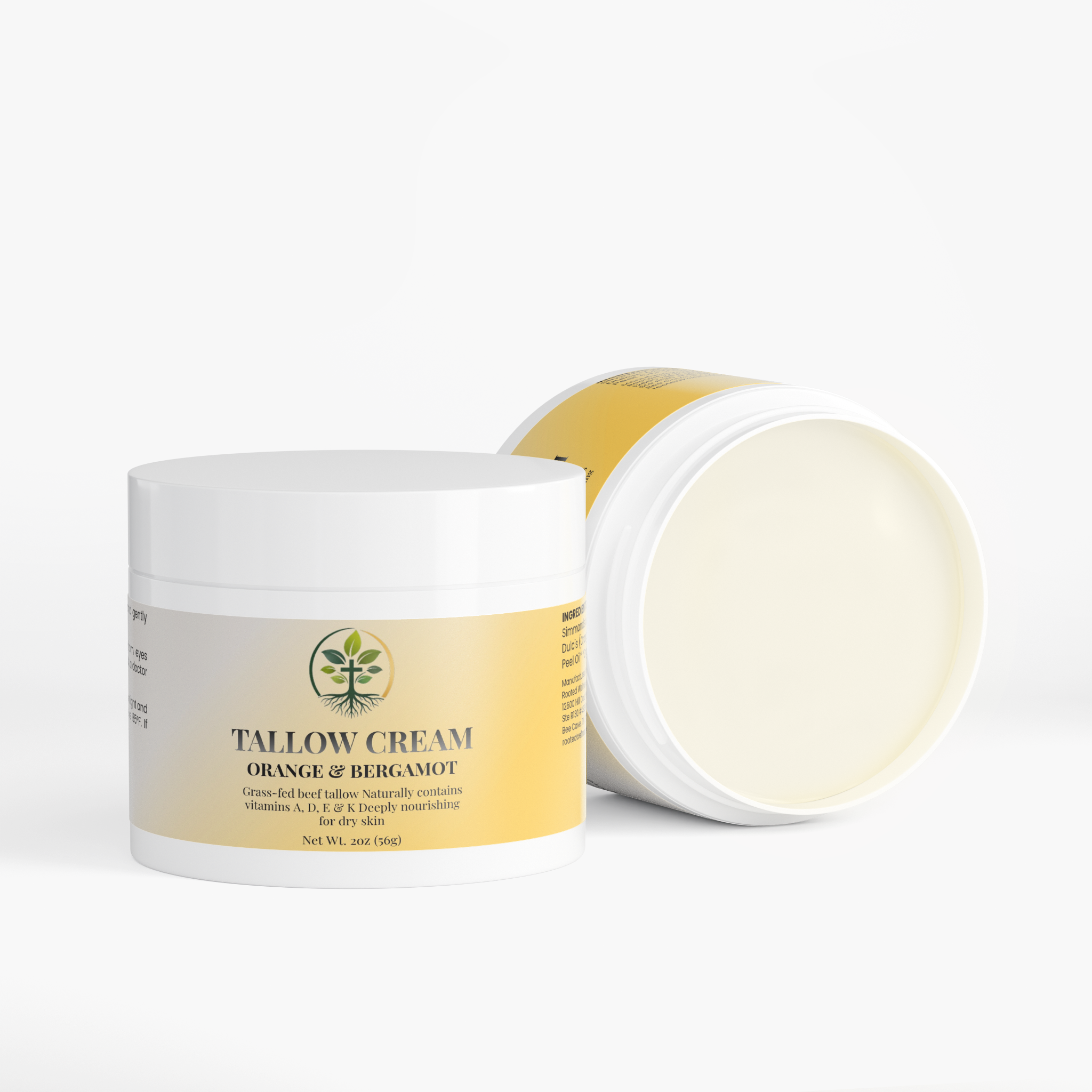 Tallow Cream Orange & Bergamot