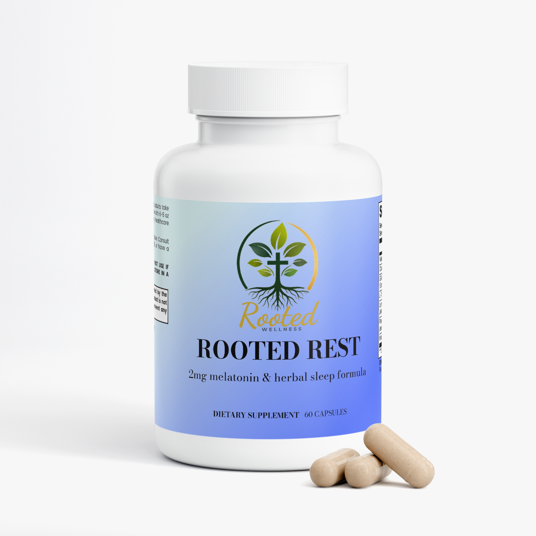 Rooted Rest - 2mg Melatonin Plus Herbal Sleep Formula