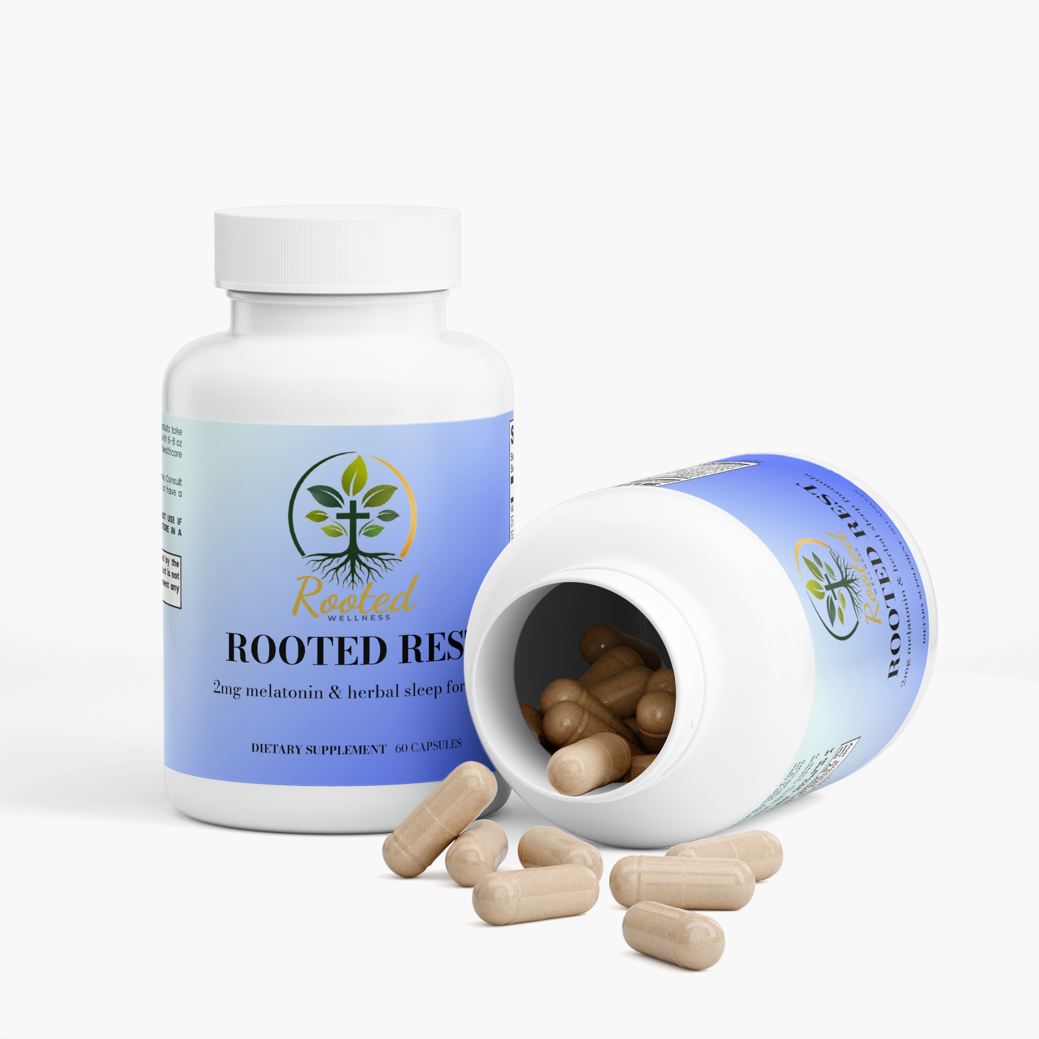 Rooted Rest - 2mg Melatonin Plus Herbal Sleep Formula