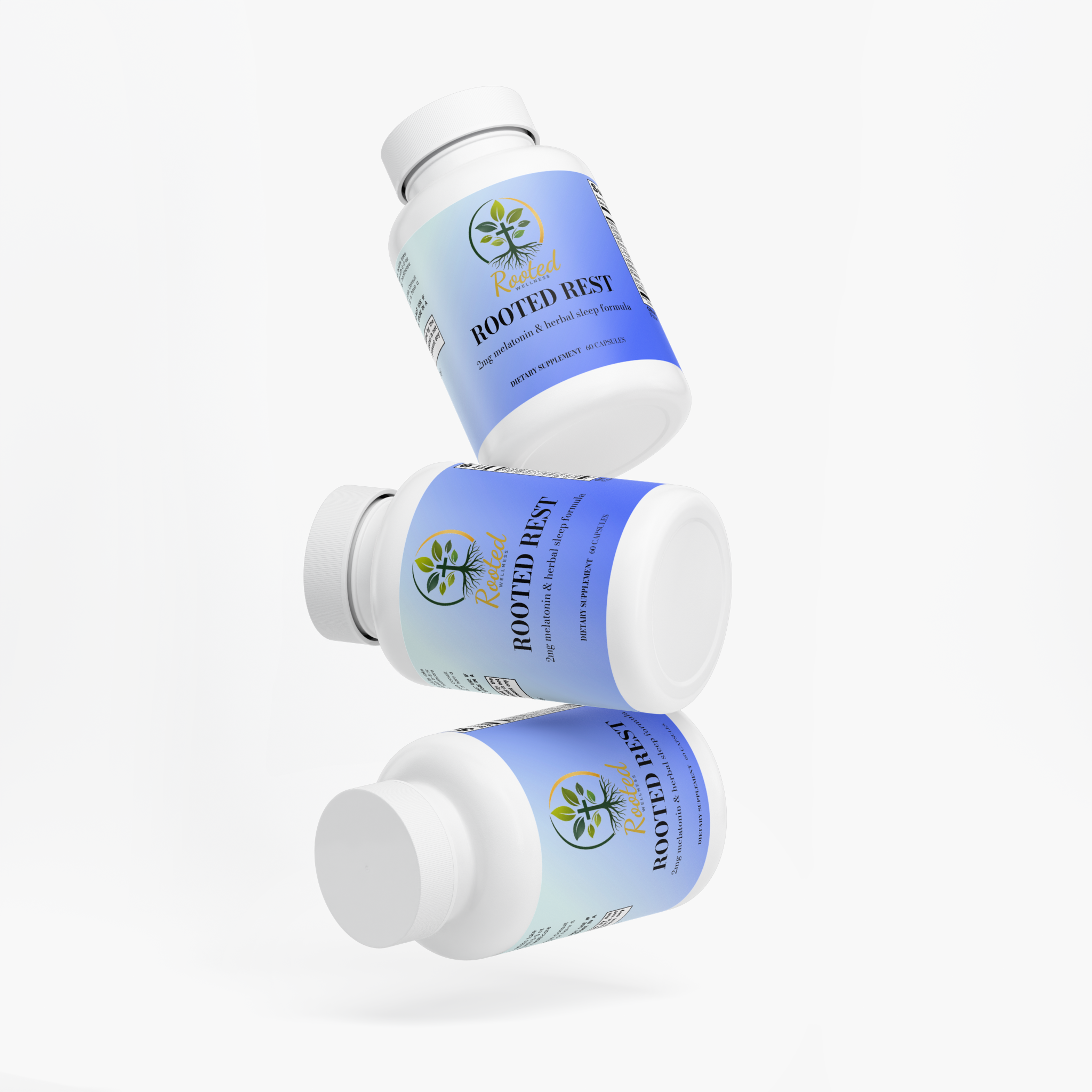 Rooted Rest - 2mg Melatonin Plus Herbal Sleep Formula
