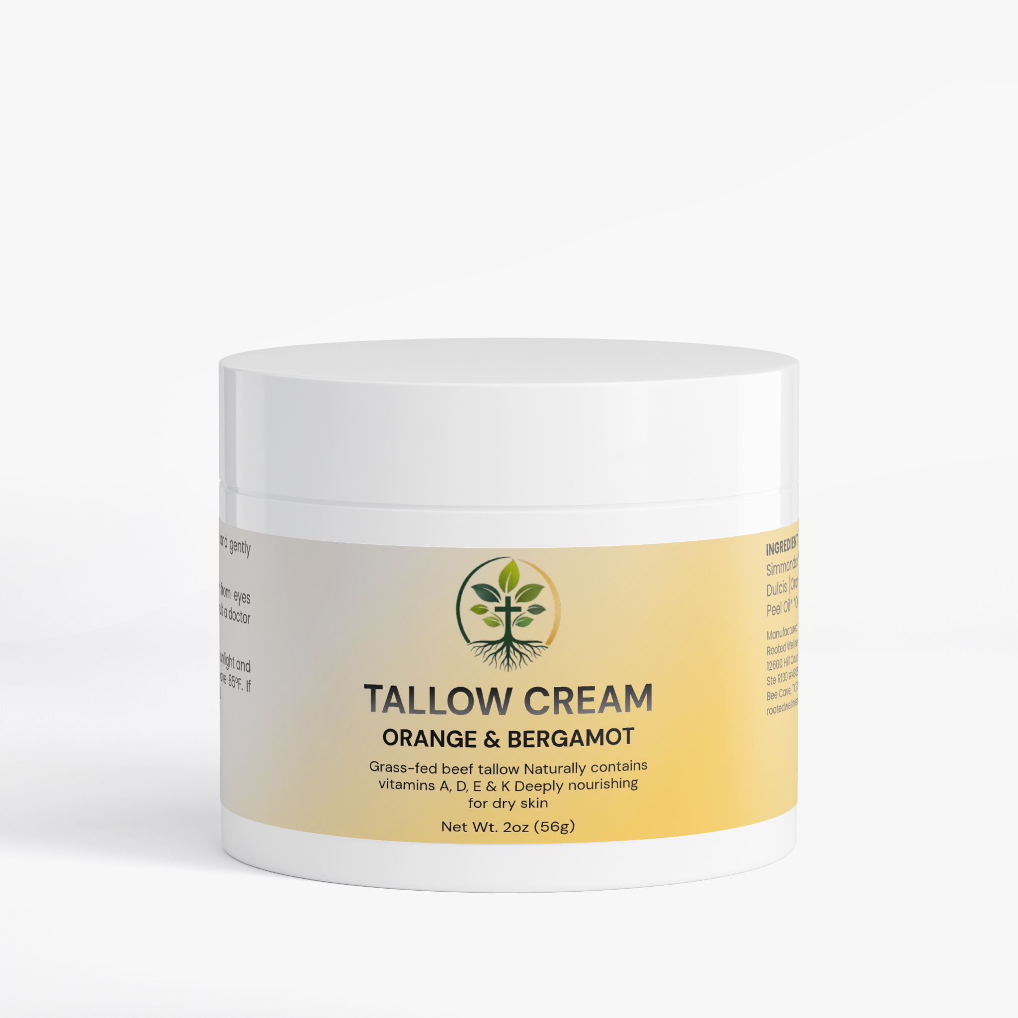 Tallow Cream Orange & Bergamot