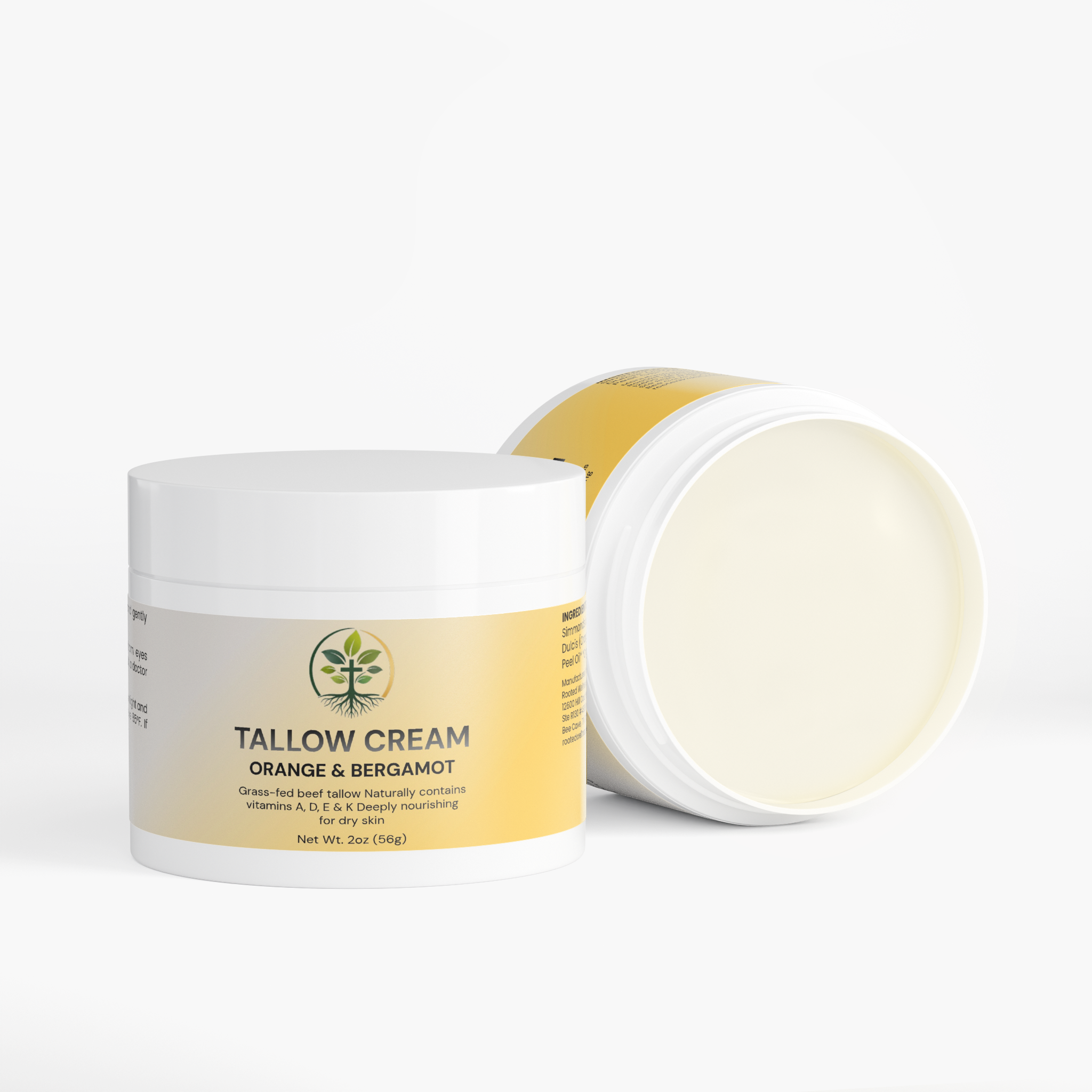 Tallow Cream Orange & Bergamot