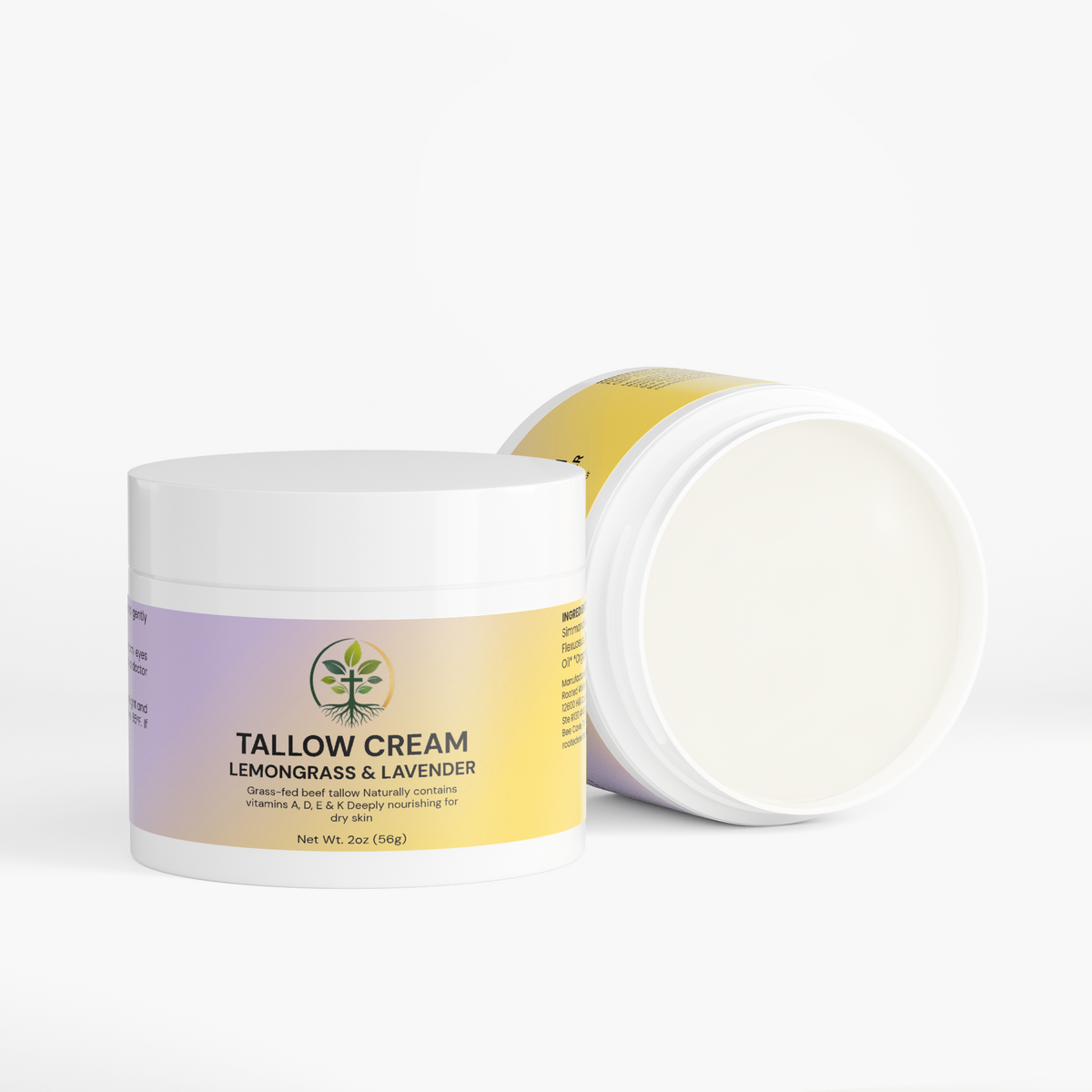 Tallow Cream Lemongrass & Lavender