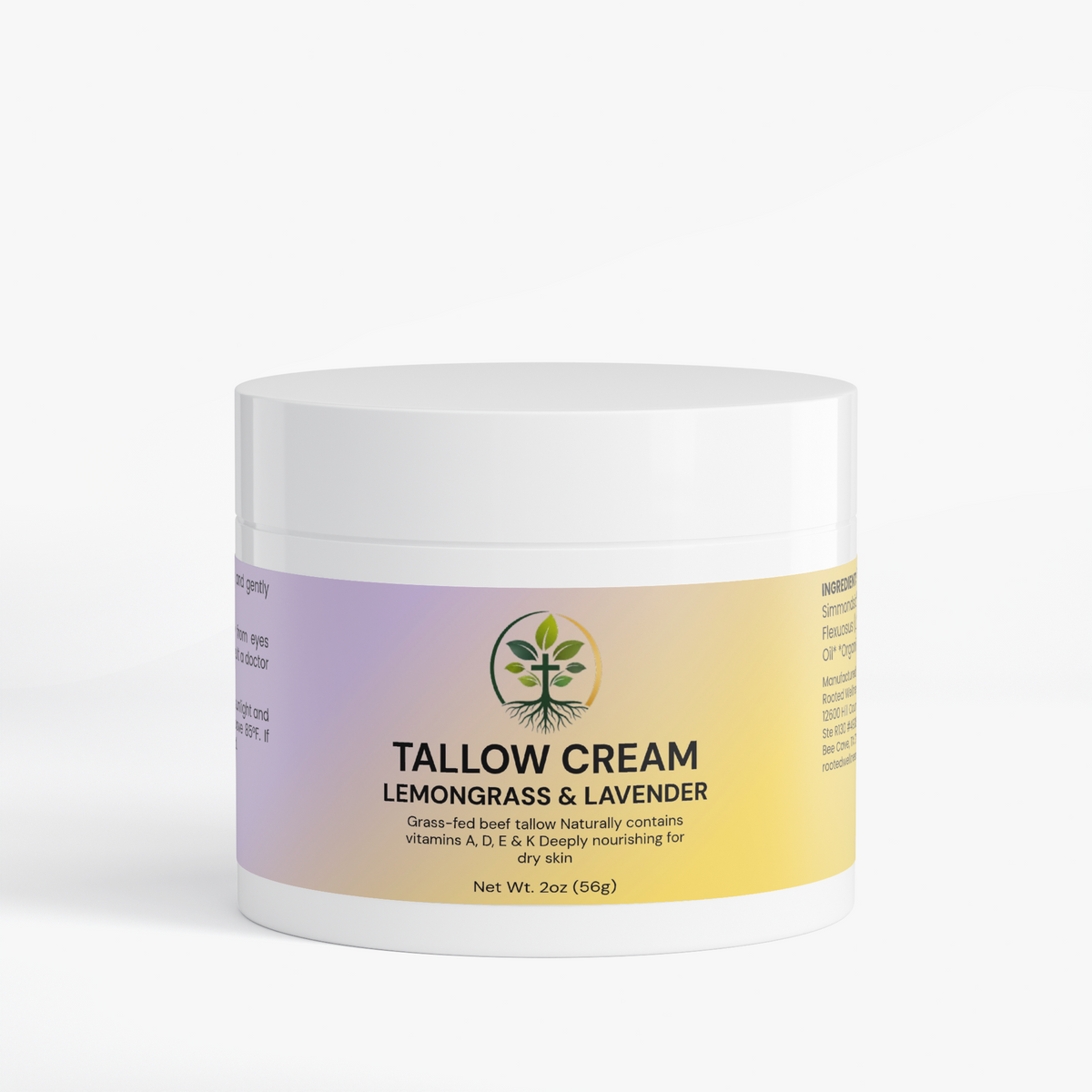 Tallow Cream Lemongrass & Lavender