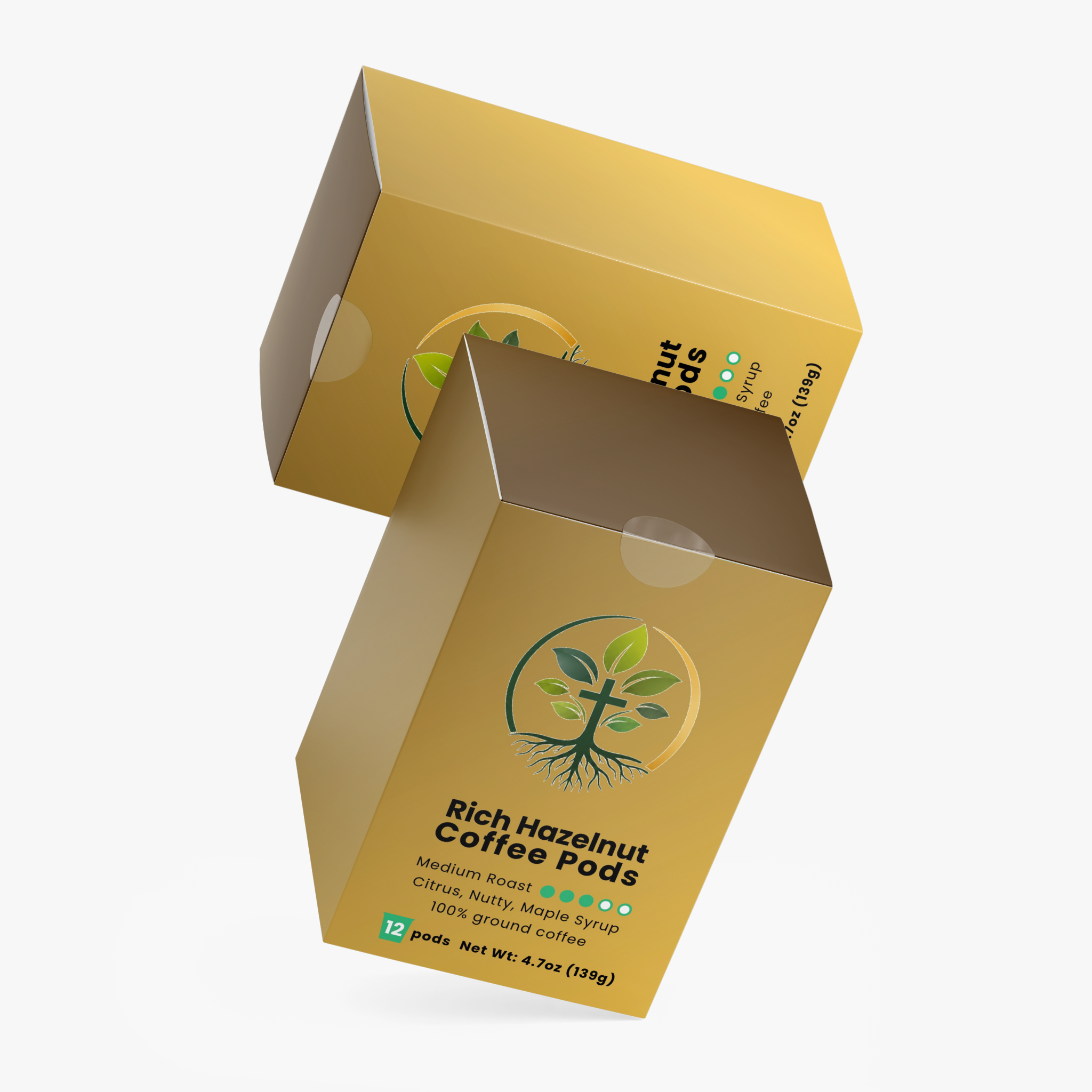 Rich Hazelnut Coffee Pods (Medium Roast)
