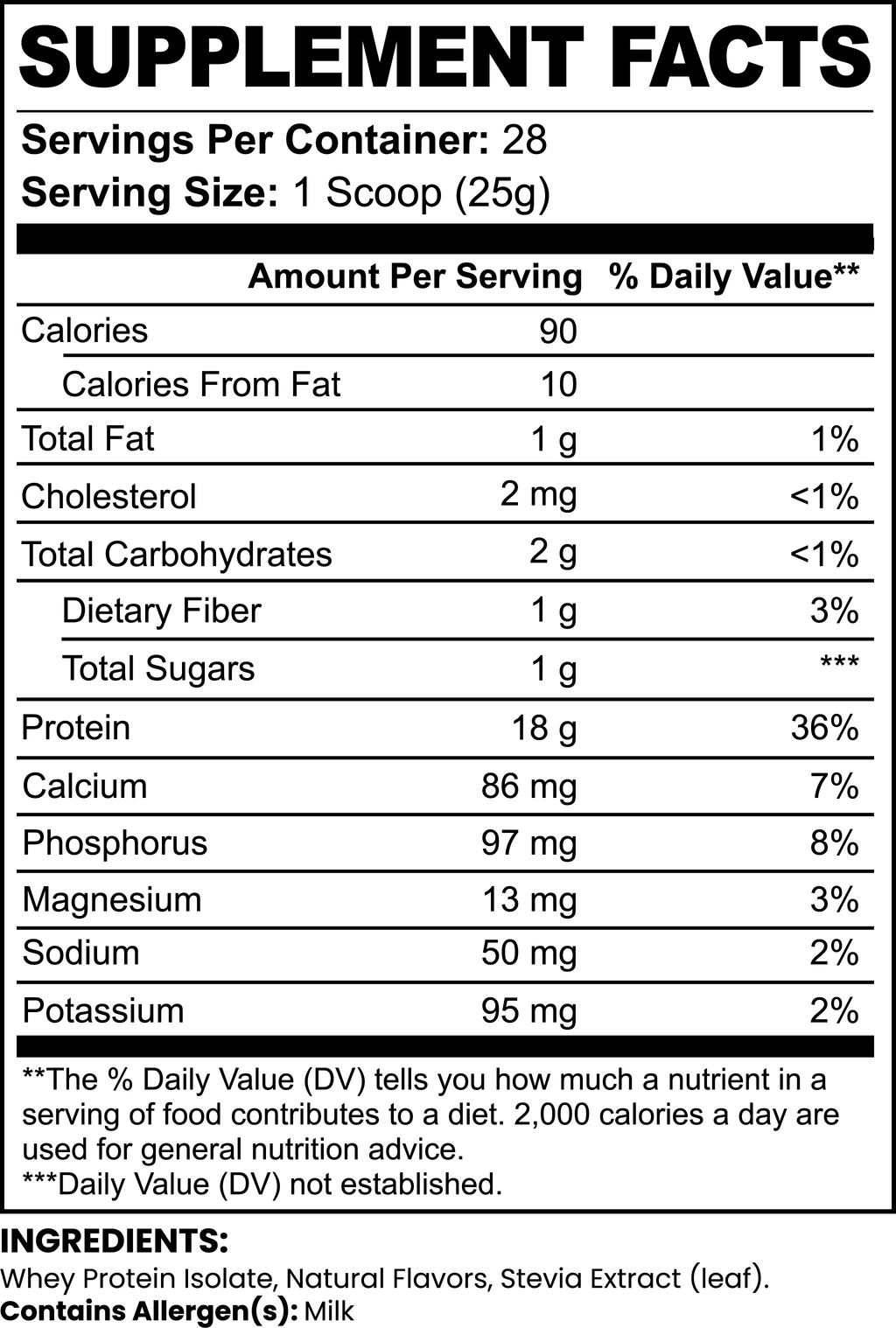 Whey Protein Isolate – Chocolate | Low Lactose, Rich Flavor, 19g Protein