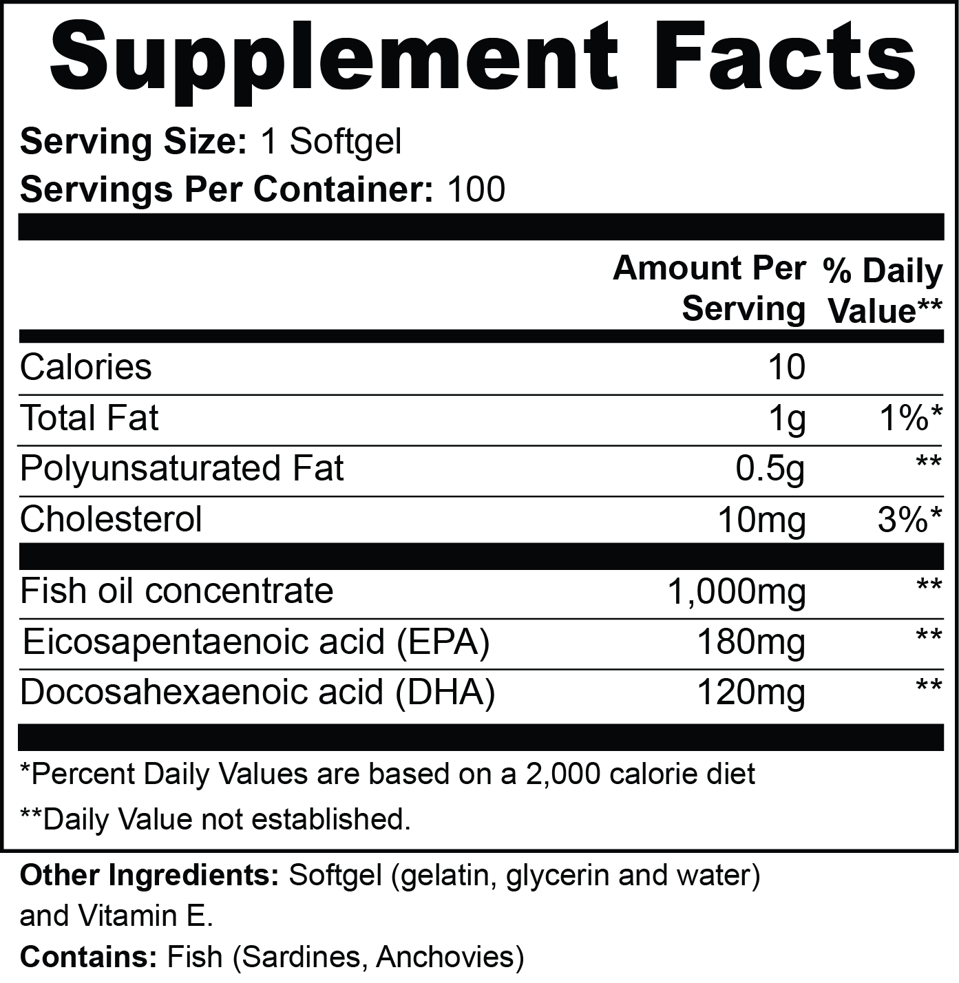 Omega-3 EPA DHA softgel capsules — omega-3 fish oil softgel capsules EPA 180mg DHA 120mg for heart and brain health, packaging angle view
