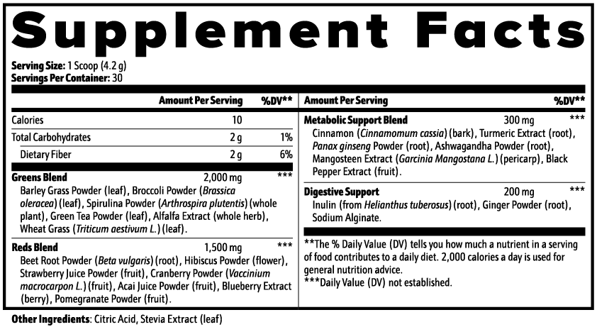 Rooted Peace - Greens Superfood