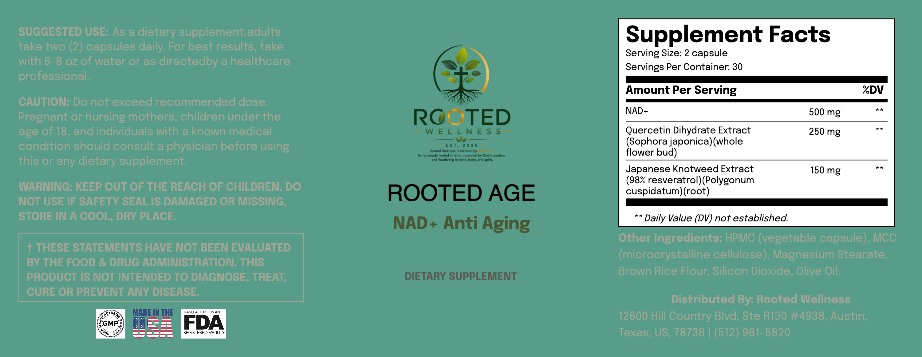 Rooted Age NAD Anti Aging image 5
