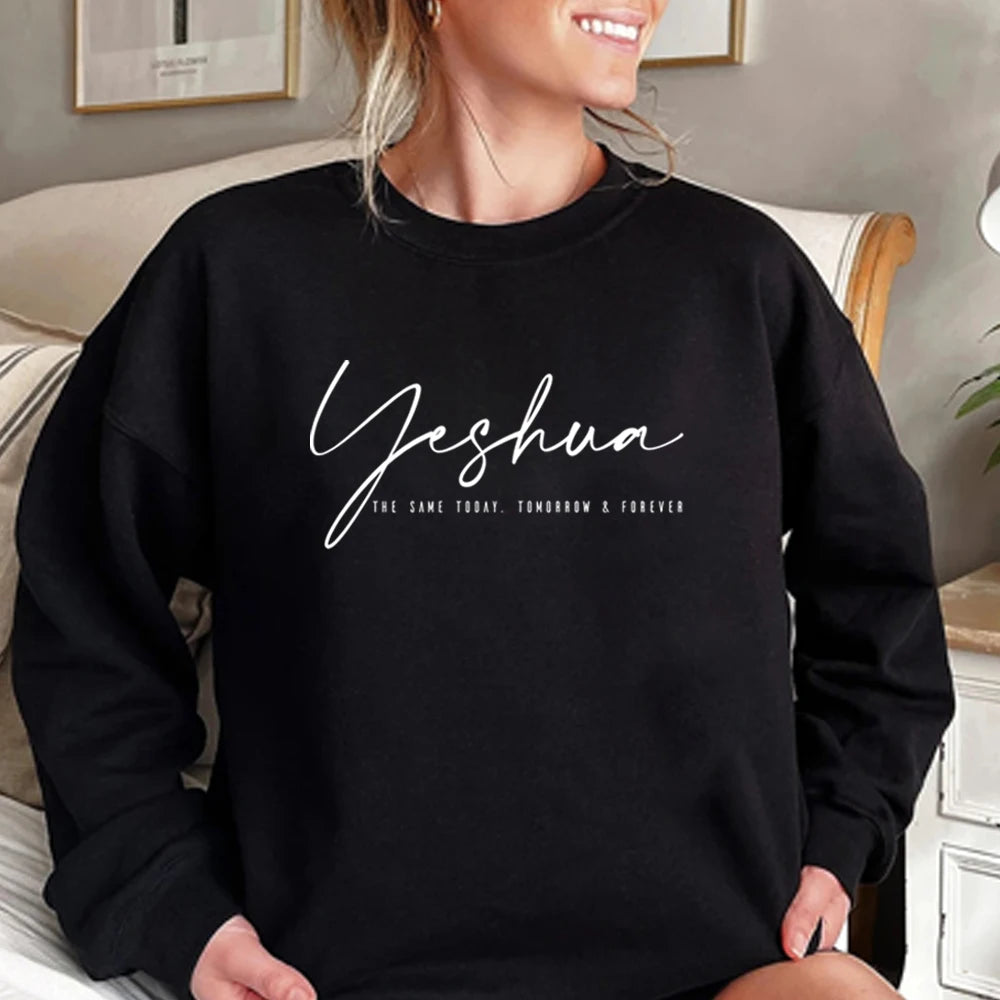 Yeshua Sweatshirt | Women's Christian Faith Pullover