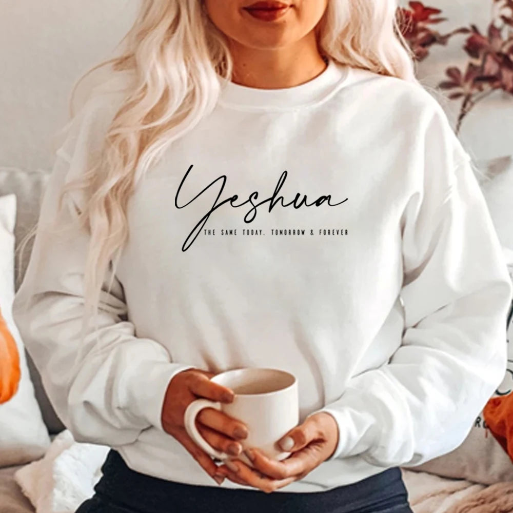 Yeshua Sweatshirt | Women's Christian Faith Pullover