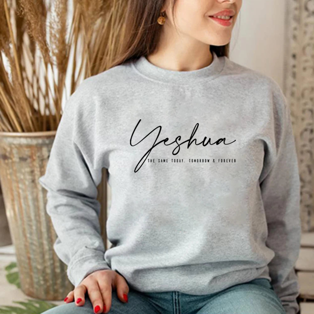 Yeshua Sweatshirt | Women's Christian Faith Pullover