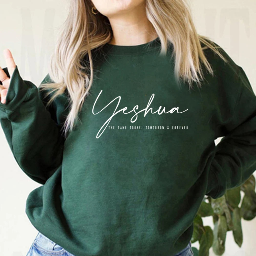 Yeshua Sweatshirt | Women's Christian Faith Pullover
