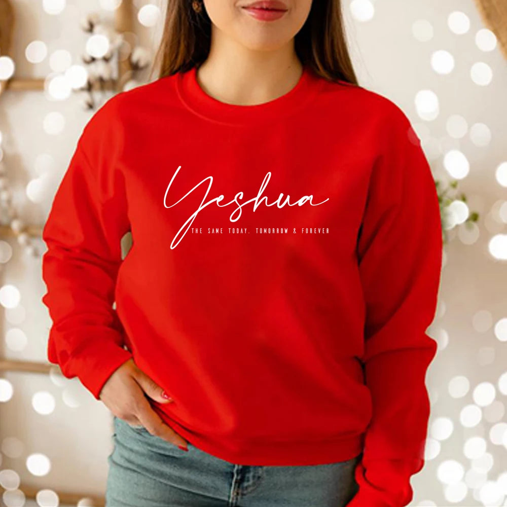 Yeshua Sweatshirt | Women's Christian Faith Pullover