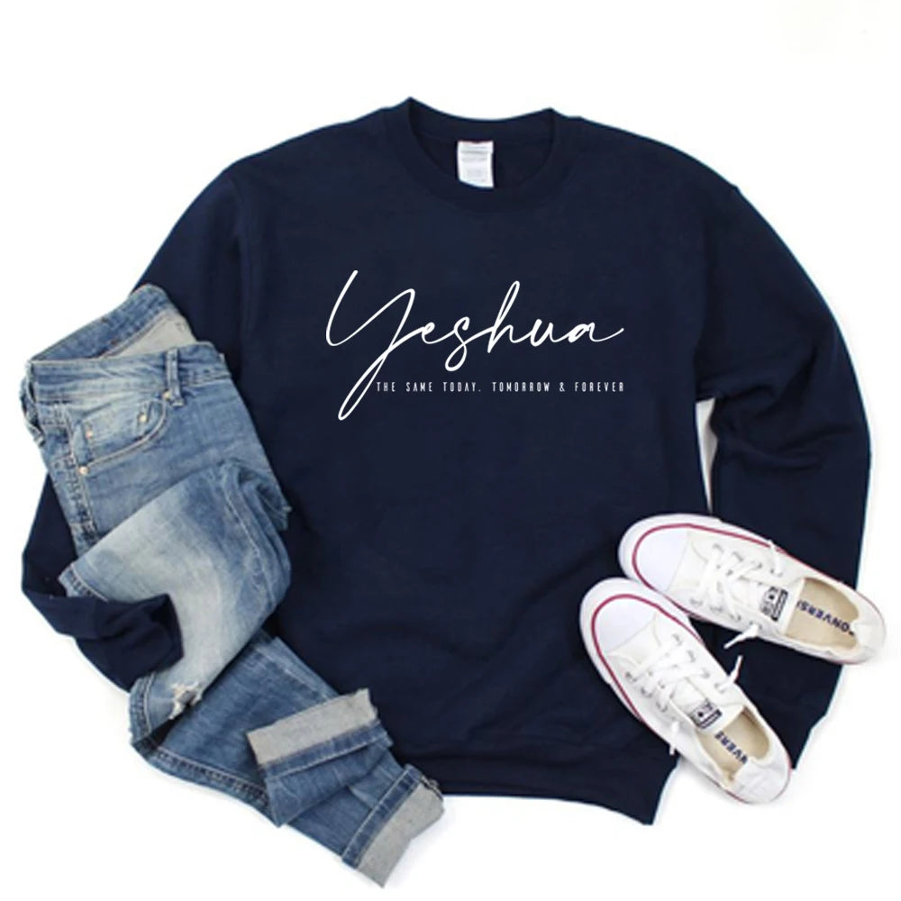 Yeshua Sweatshirt | Women's Christian Faith Pullover
