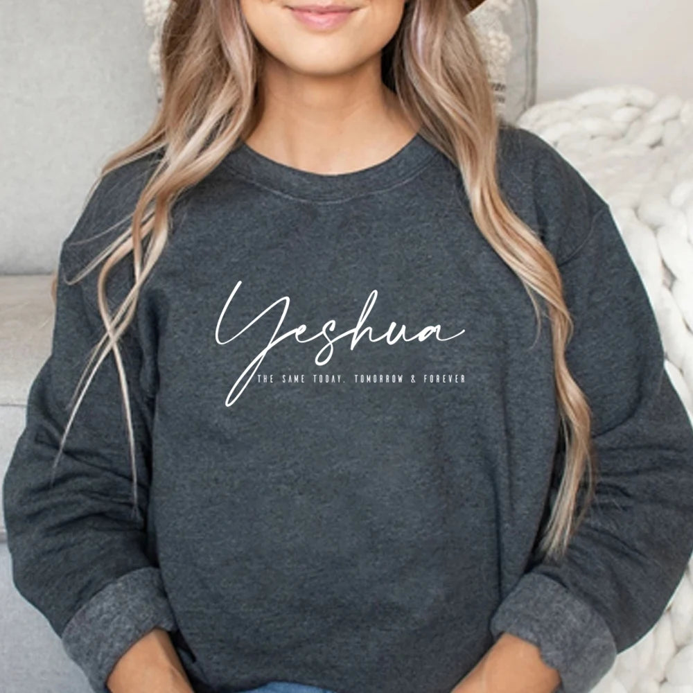 Yeshua Sweatshirt | Women's Christian Faith Pullover