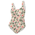 One-Piece Swimsuit swimsuit — all-over print one-piece swimsuit women's recycled activewear, front view