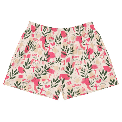 All-Over Print Unisex Athletic Shorts athletic shorts — all-over print unisex athletic shorts moisture-wicking activewear, front view