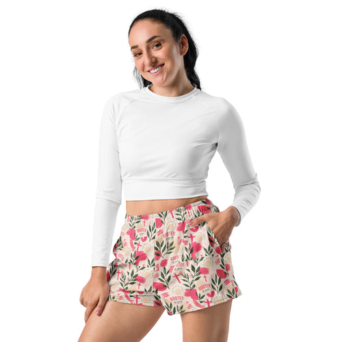 All-Over Print Unisex Athletic Shorts athletic shorts — all-over print unisex athletic shorts moisture-wicking activewear, alternate view