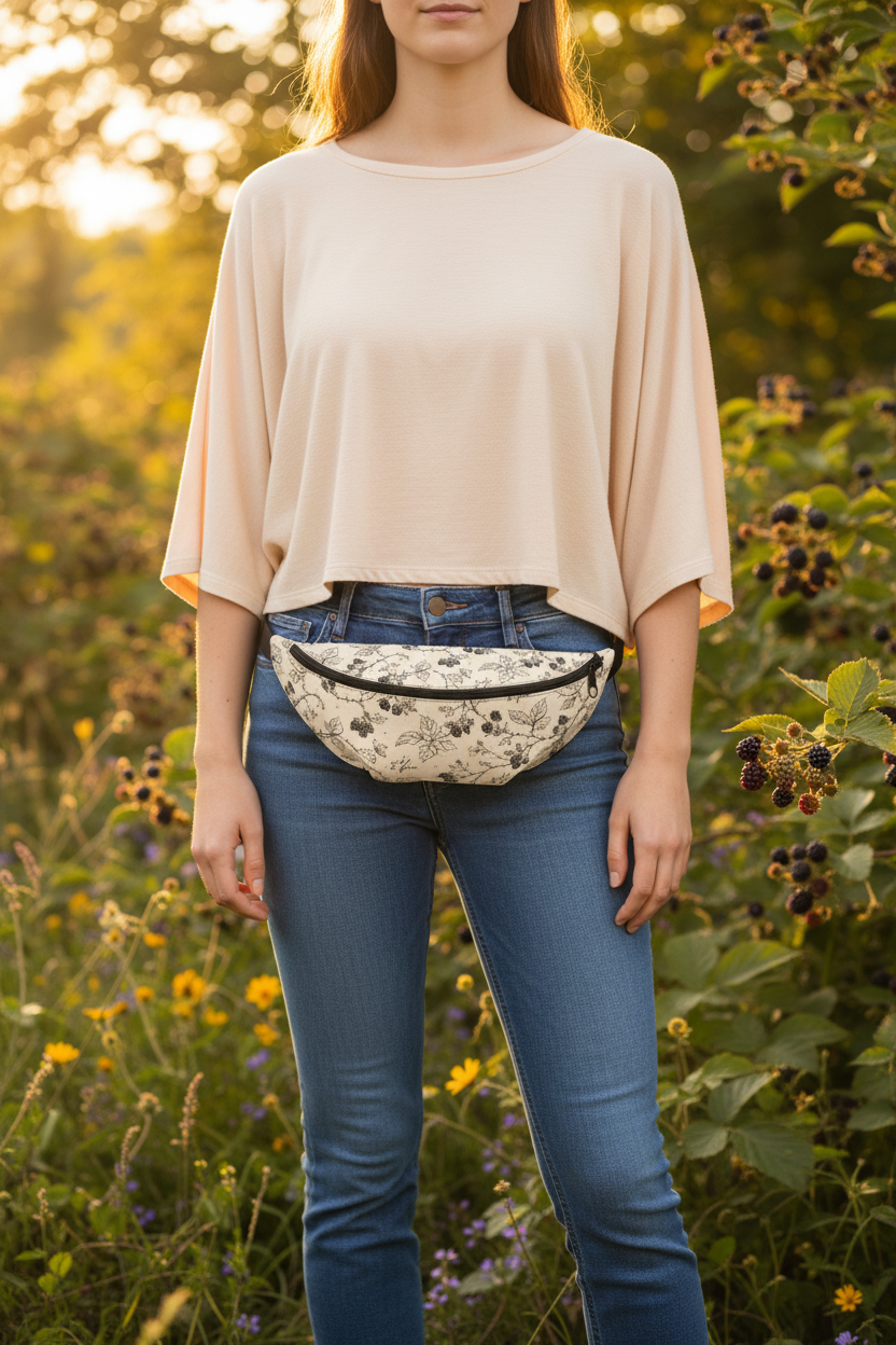 Blackberry Wild & Free Fanny Pack - Modest Lifestyle