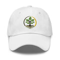 Dad Hat dad hat — embroidered dad hat custom natural fiber apparel adjustable, front view