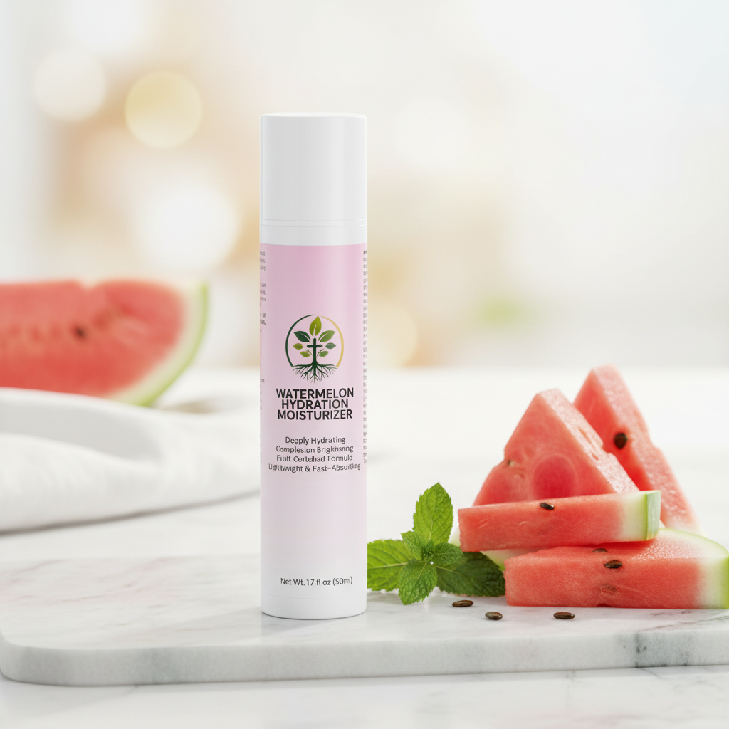 Watermelon Hydration Moisturizer lifestyle backdrop