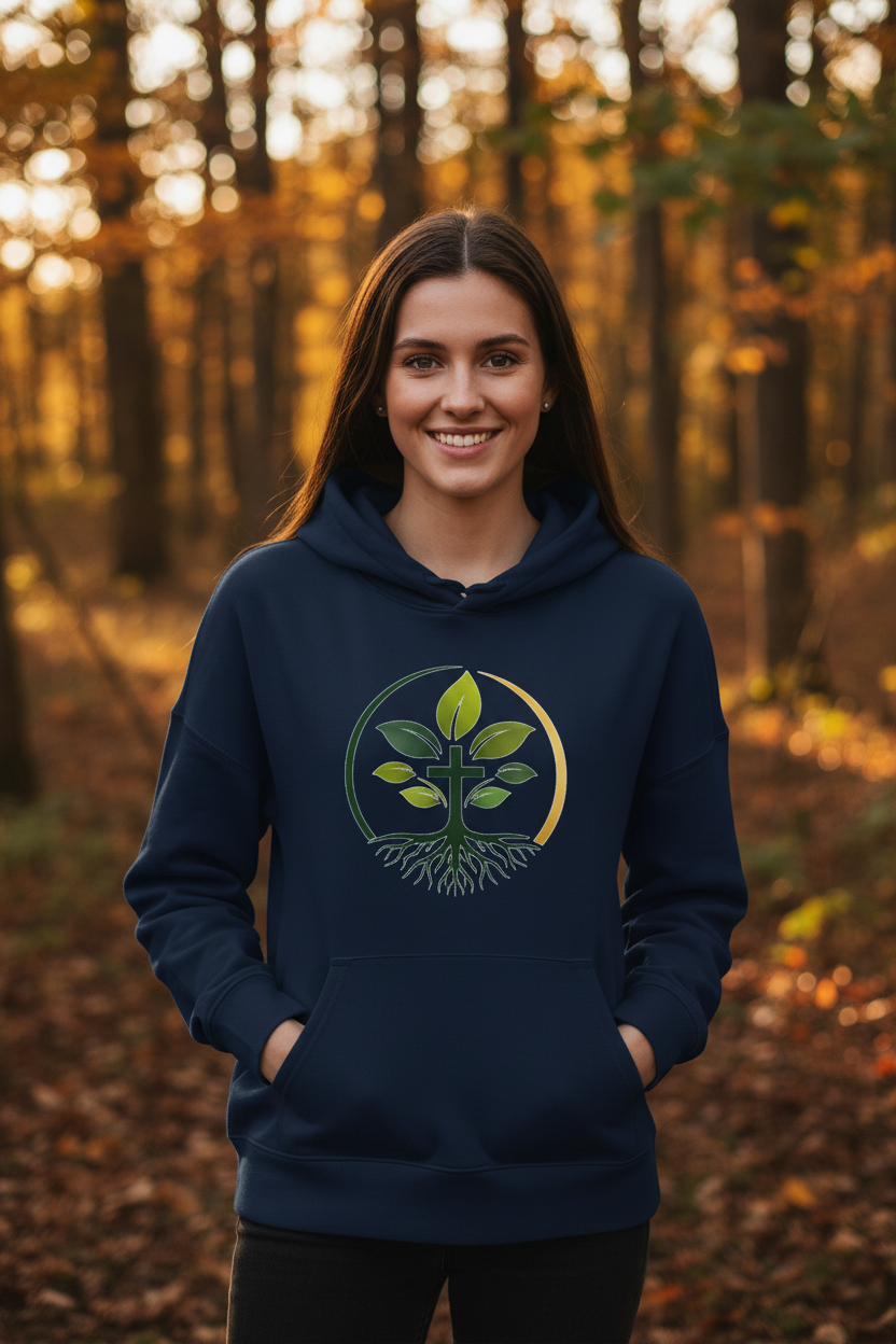 Women's Organic Mid-Weight Hoodie lifestyle