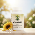 Vitamin D3 2000 IU lifestyle backdrop