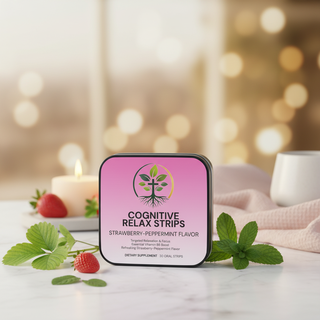 Cognitive Relax Strips lifestyle backdrop
