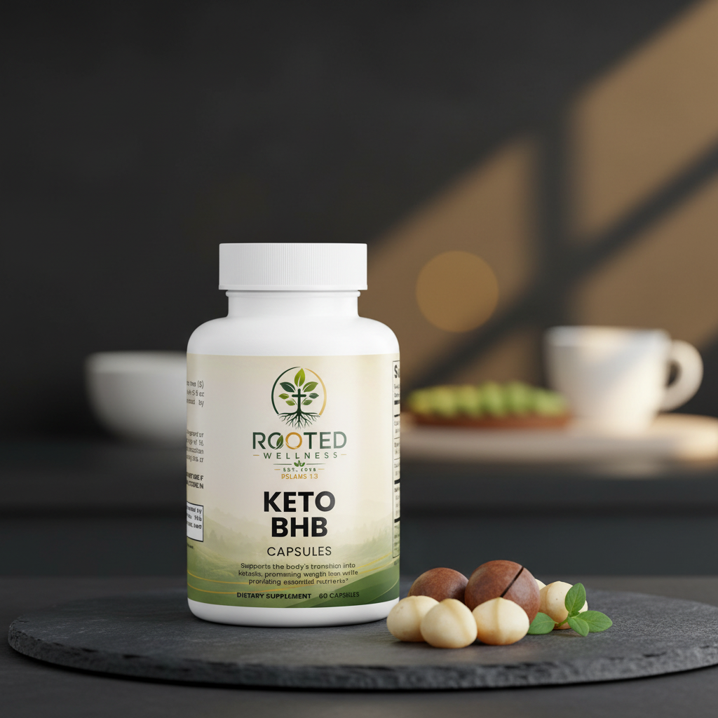 Keto BHB Capsules lifestyle backdrop