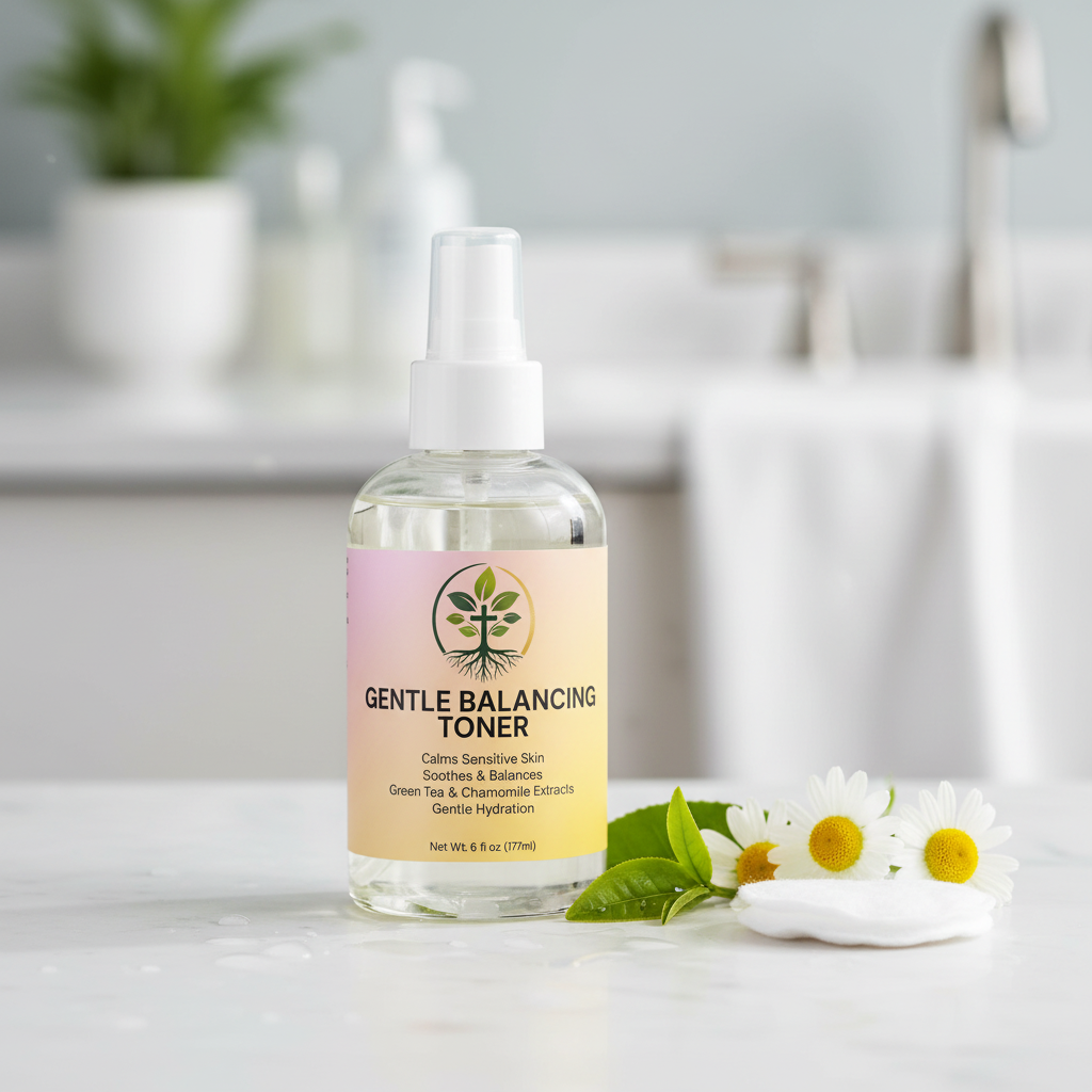 Gentle Balancing Facial Toner lifestyle backdrop