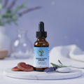 Reishi Calm Drops lifestyle backdrop