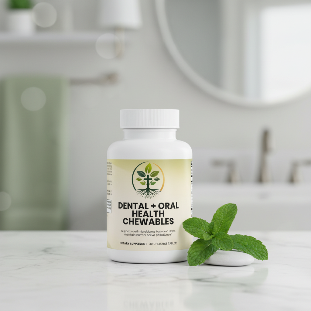 Dental + Oral Health Chewables lifestyle backdrop