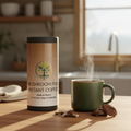 Mushroom Fuse Instant Coffee Lifestyle Backdrop
