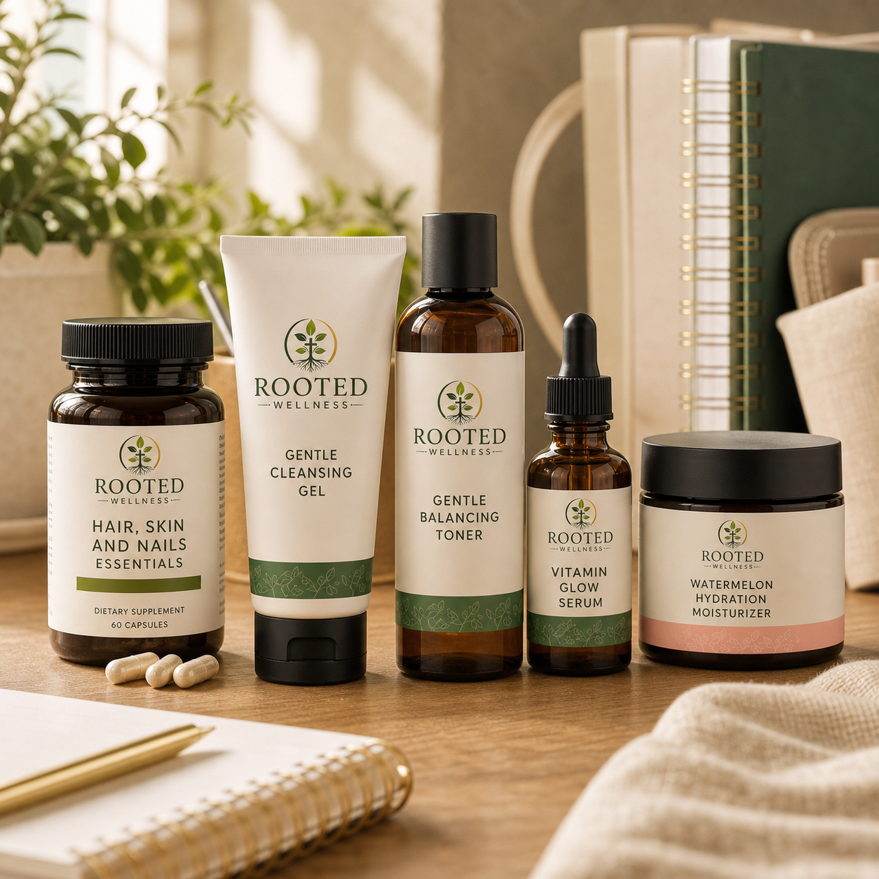 Rooted Back-to-School Glow Bundle