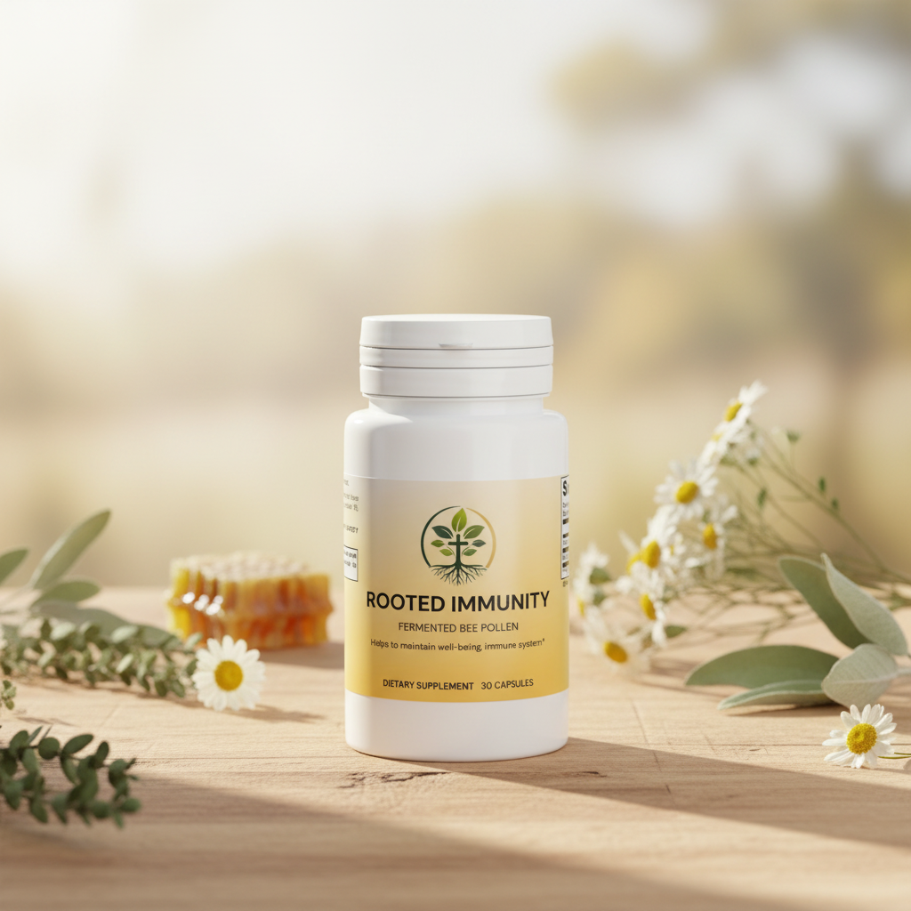 Rooted Immunity Bee Pearl Lifestyle Backdrop