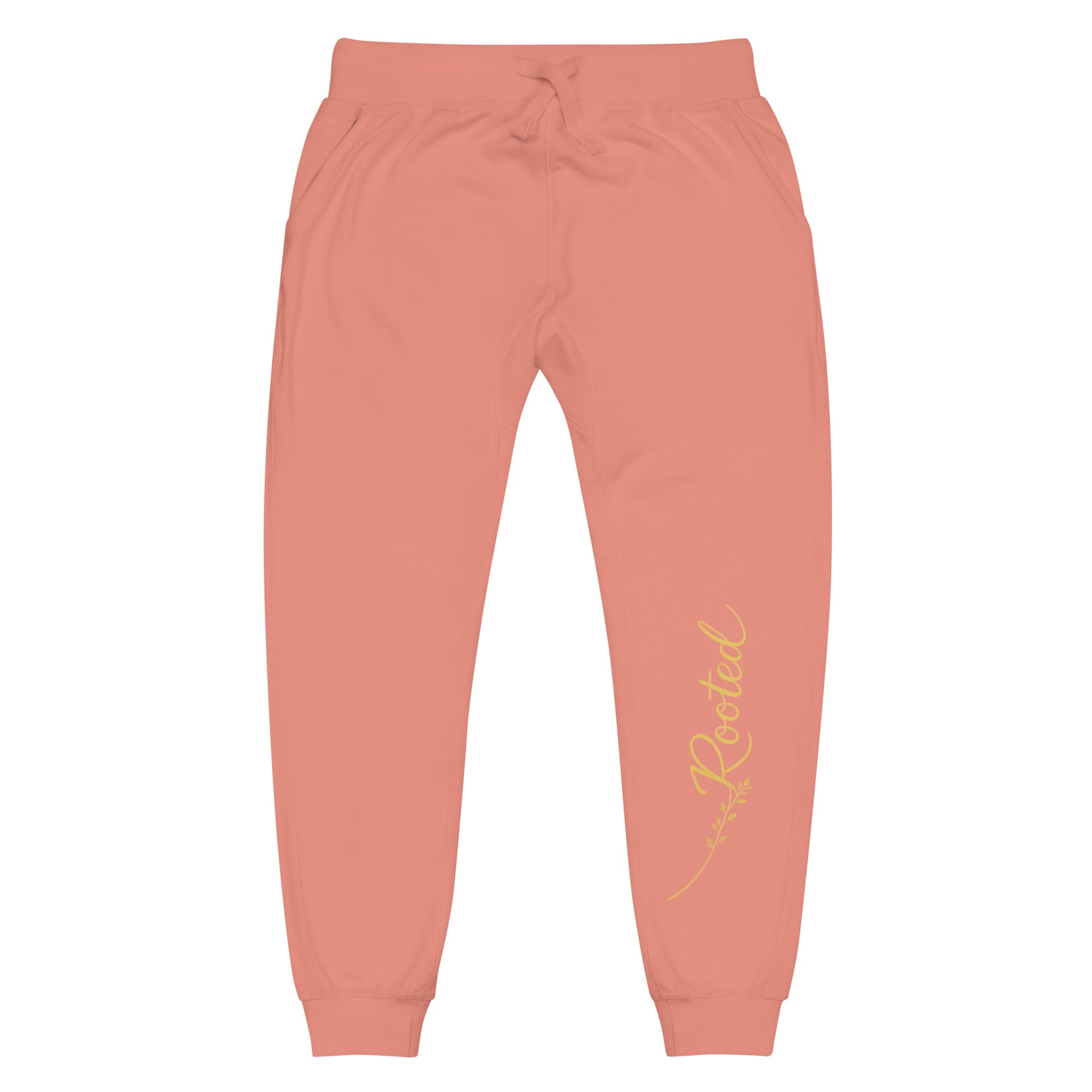 Unisex Fleece Sweatpants sweatpants — unisex fleece sweatpants organic cotton sustainable loungewear apparel, front view