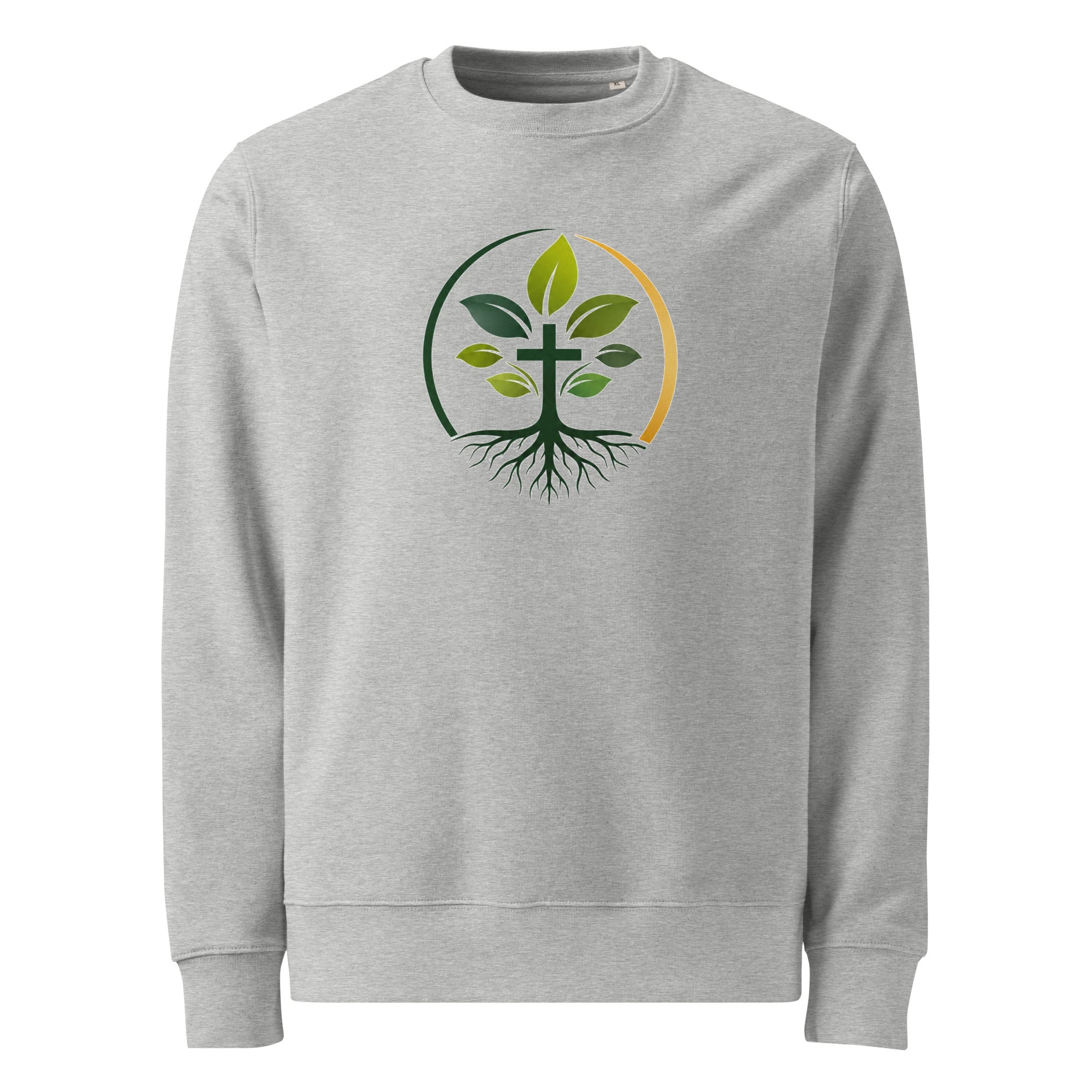 Unisex Organic Sweatshirt sweatshirt — unisex organic cotton sweatshirt sustainable apparel, alternate view