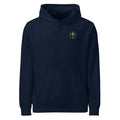 Unisex Organic Mid-Weight Hoodie hoodie — unisex organic cotton mid-weight hoodie sustainable apparel, front view